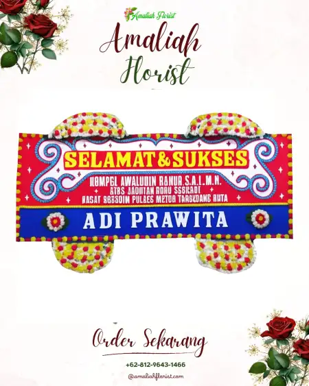 Papan Bunga Ucapan Selamat Kedungbunder
