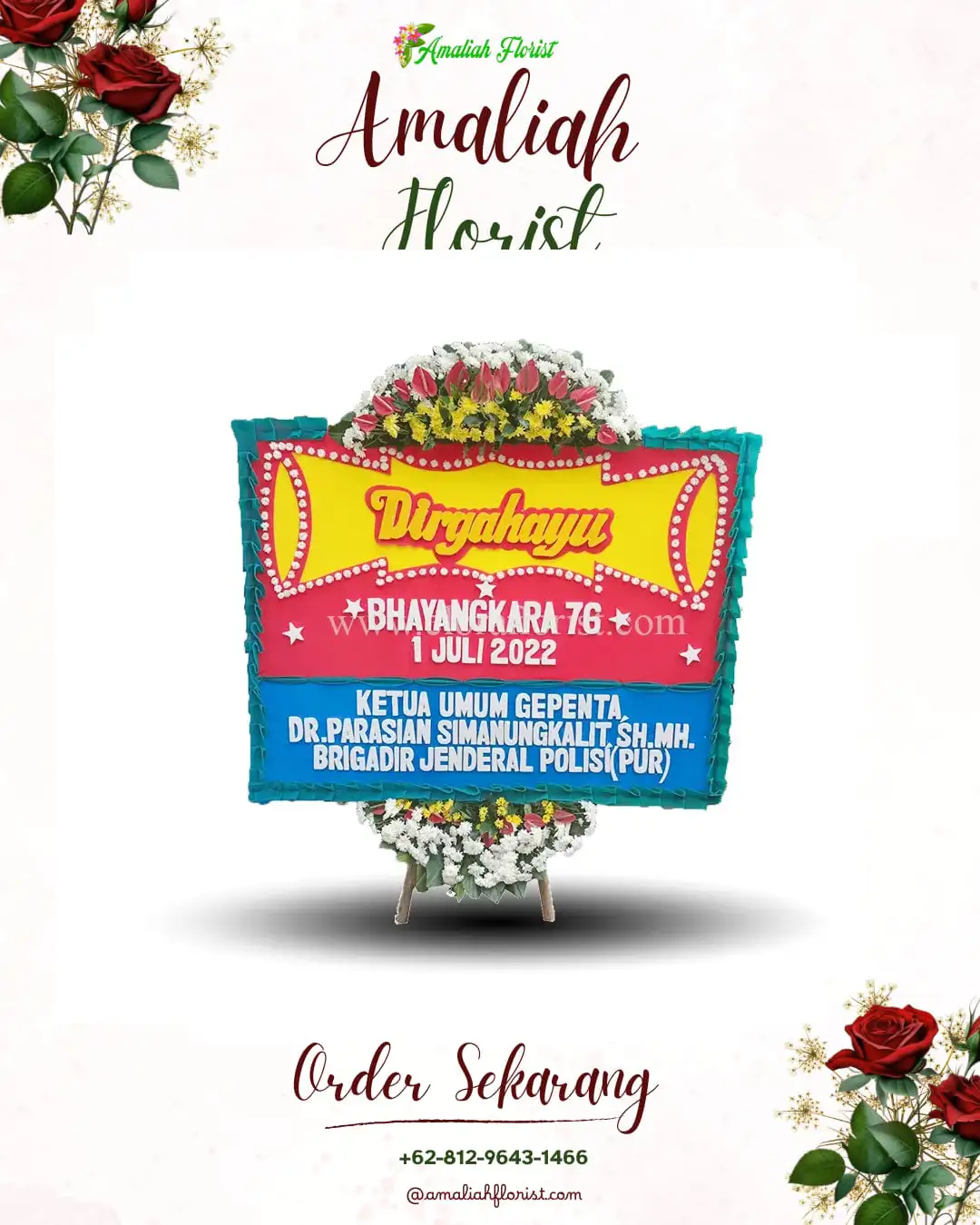 Papan Bunga HUT Ulang Tahun Kedungbunder